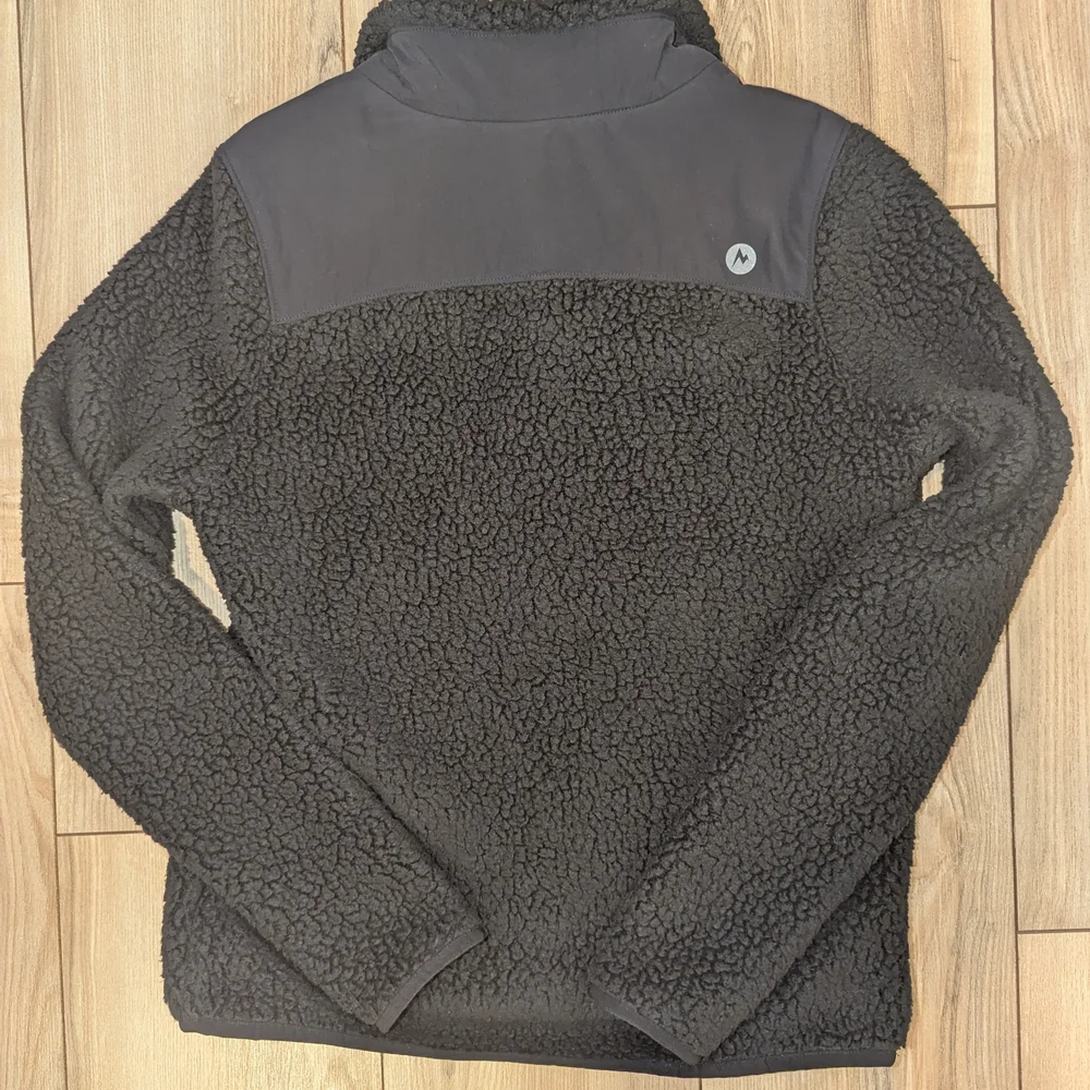 Women's Marmot Wiley Polartec Black Fleece Jacket - Picture 3 of 5